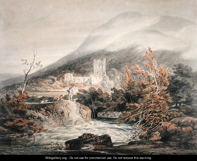 Llanthony Abbey, Monmouthshire, c.1792 - Joseph Mallord William Turner