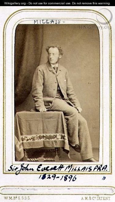 Portrait of Sir John Everett Millais (1829-96) - J.C. Watkins