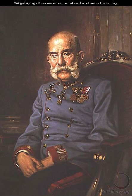 Emperor Franz Joseph I of Austria (1830-1916), 1915 - Hermann Wassmuth