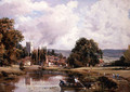On the Medway, Aylesford, Kent - Frederick Waters Watts