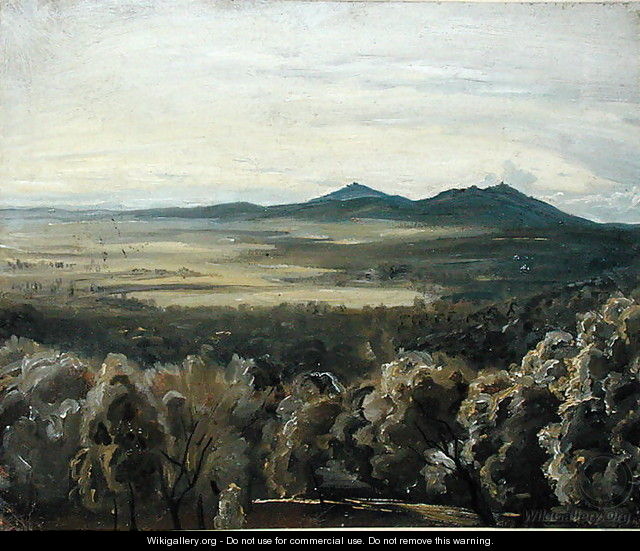 Italian Landscape, 1833 - Friedrich Wasmann