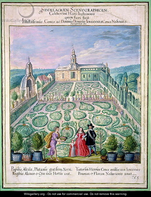 Dutch Garden, 1650 - Johann Jakob Walther