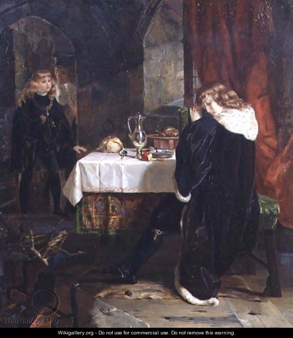 The Princes in the Tower, 1861 - Henrietta Mary Ward