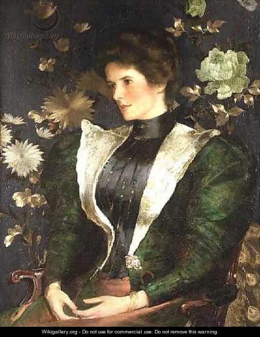 Portrait of Lady Sutherland - Edwin Arthur Ward
