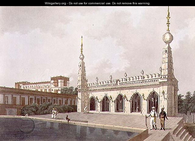 The Palace of the Late Nabob of Arcot, Madras, plate 5 from 