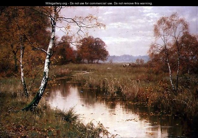 Autumn Haunts of the Kingfisher, 1917 - Edward Wilkins Waite