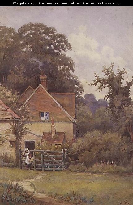 A Cottage on the Felday Road at Abinger Hammer - Arthur Waite