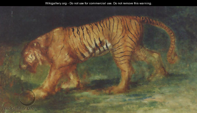 Walking tiger, 1894 - Robert Loftin Newman