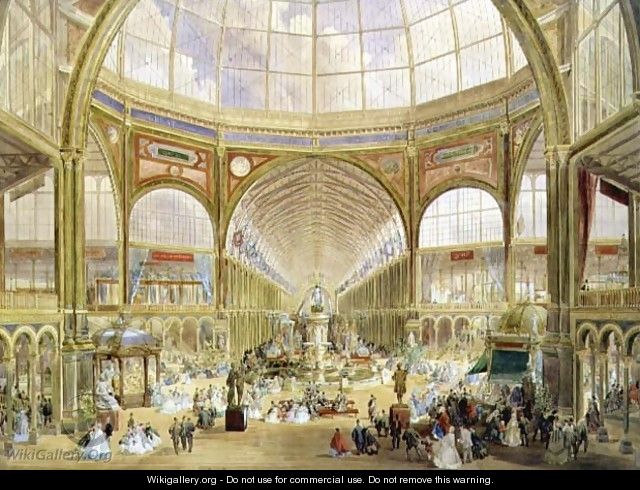 Interior of the International Exhibition of 1862 - Edmund Walker