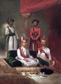 Madhu Rao Narayan, the Maratha Peshwa with Nana Fadnavis and attendants, Poona, 1792 - James Wales
