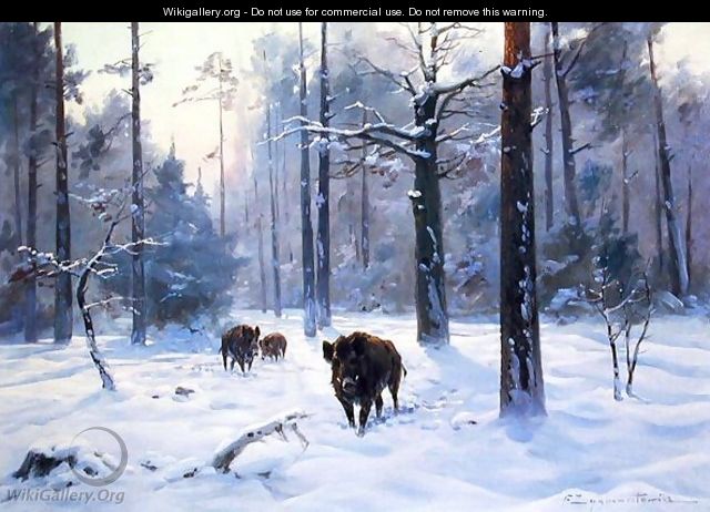Winter in the Forest, c.1930 - Ignacy (Czeslaw Wasilewski) Zygmuntowicz
