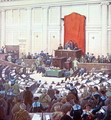 The only session of the All-Russian Constituent Assembly held in Petrograd on 18th January 1918 - Boris Zvorykine