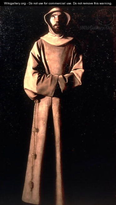 St. Francis of Assisi - Francisco De Zurbaran