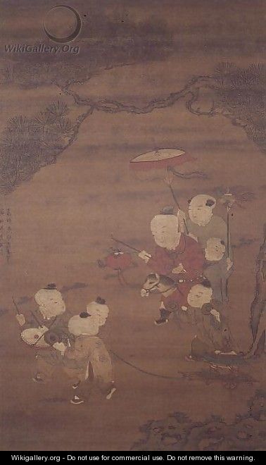 Boys at play, Ming Dynasty - Ch
