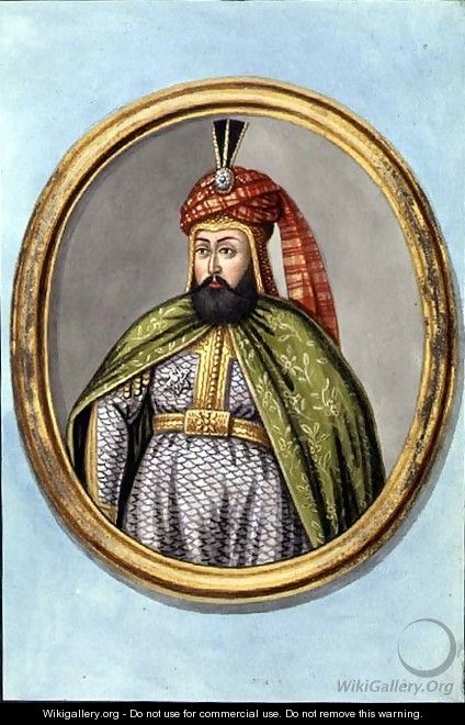 Amurath (Murad) IV (1612-40) Sultan 1623-40, from A Series of Portraits of the Emperors of Turkey, 1808 - John Young