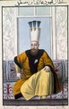 Mahmud I (1696-1754) Sultan 1730-54, from A Series of Portraits of the Emperors of Turkey, 1808 - John Young