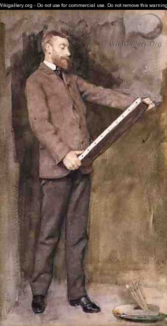 Portrait of Norman Garstin (1847-1926) c.1882 - William John Wainwright