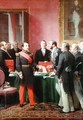 Napoleon III (1808-73) Hands Over The Decree allowing the Annexation of the Suburban Communes of Paris to Baron Georges Haussmann (1809-91) in June 1859 - Adolphe Yvon