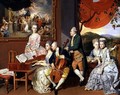 George, 3rd Earl Cowper, with the Family of Charles Gore, c.1775 - Johann Zoffany