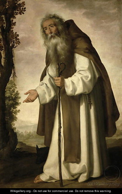St. Anthony Dispirited, 1640 - Francisco De Zurbaran