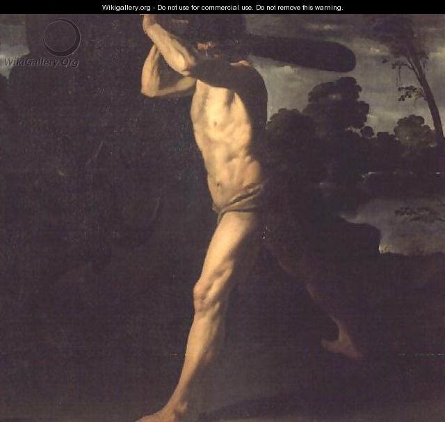 Hercules and the Cretan Bull - Francisco De Zurbaran