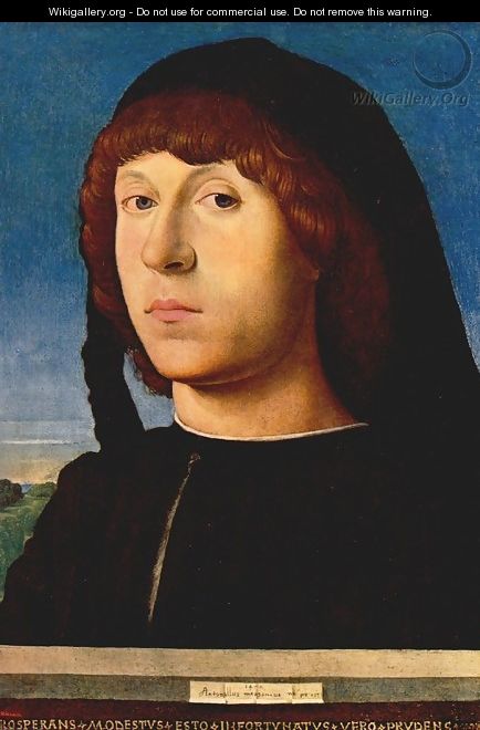Portrait of a Man II - Antonello da Messina Messina