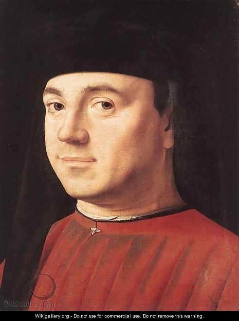Portrait of a Man I - Antonello da Messina Messina
