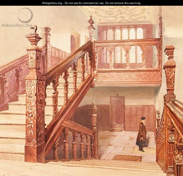 Charterhouse: the Grand Staircase, May 1885 - John Crowther
