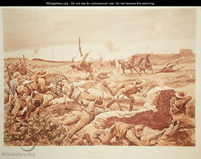 Mafeking 1900, Boer War - Richard Caton Woodville