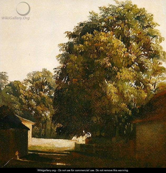 Landscape with Chestnut Tree - Peter de Wint