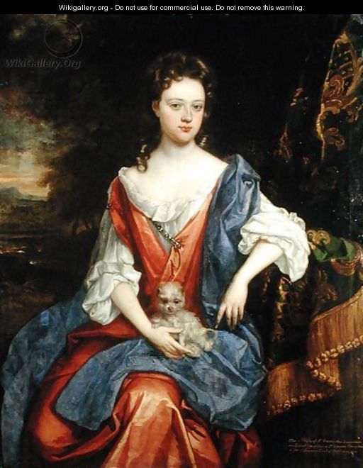 Portrait of Mary, Lady Barrington Bourchier - William Wissing or Wissmig