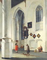 Interior of the Old Church at Delft, 1653-55 - Emanuel de Witte