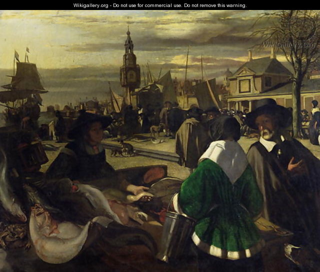 Market in the Hague, c.1660 - Emanuel de Witte