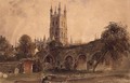 Gloucester Cathedral with the Ruins of St. Catherines Church - Peter de Wint