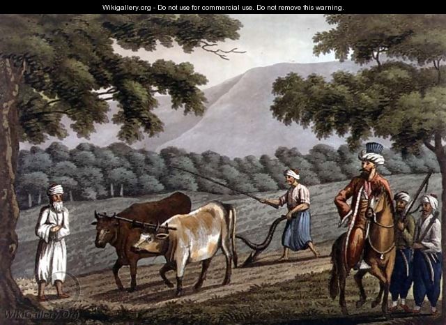 Agriculture in Syria, engraved by Joseph Constantine Stadler (fl.1780-1812) pub. by J. White, 1801 - (after) Willyams, Cooper