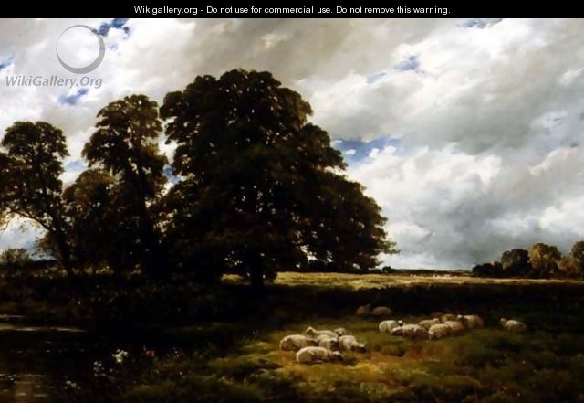 Landscape with Sheep - Edmund Morison Wimperis