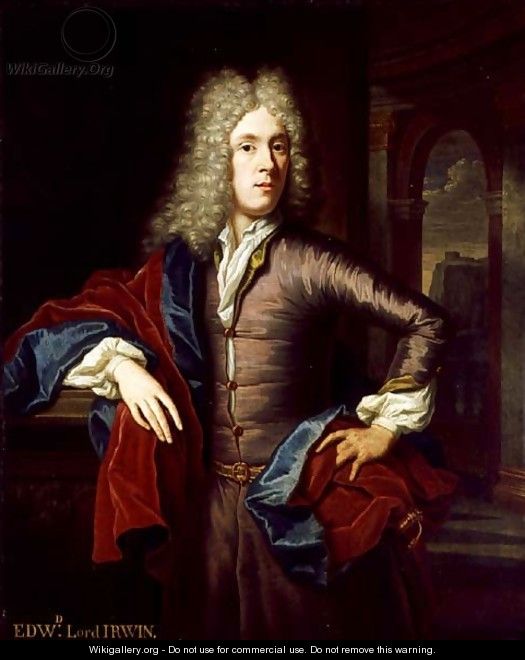 Portrait of Edward, 4th Viscount Irwin (1686-1714) - Thomas van der Wilt