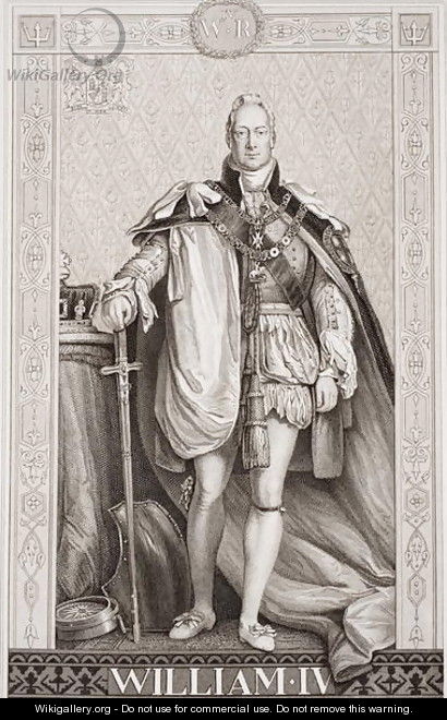 William IV (1765-1837) from Illustrations of English and Scottish History Volume II - Sir David Wilkie