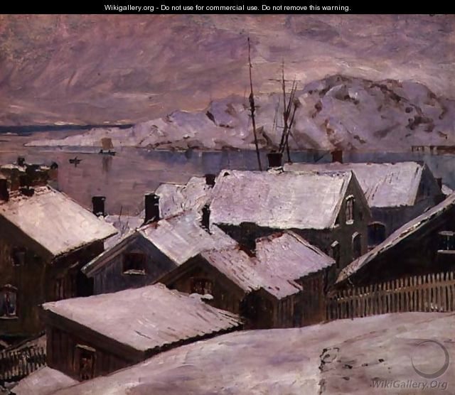 Fiskebackskil in Winter, 1899 - Carl Wilhelm Wilhelmson