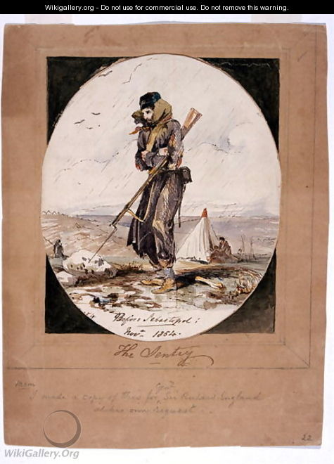 The Sentry, before Sebastopol, 1854 - Henry John Wilkinson