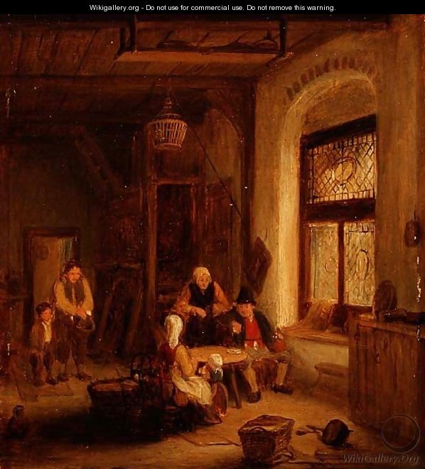 Interior with Figures by a Window - Sir David Wilkie