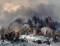 Scene from the Russian-French War in 1812 - Bogdan Willewalde