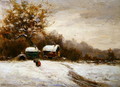 Gypsy Caravans in the Snow - Leila K. Williamson