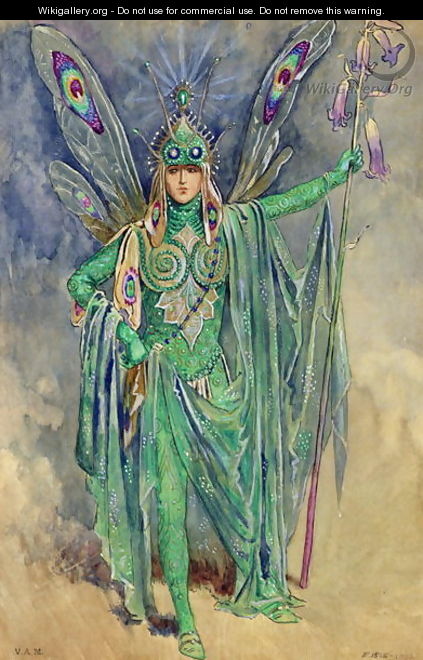 Oberon, costume design for "A Midsummer Night