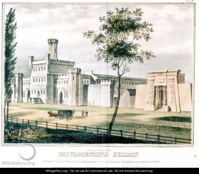 Moyamensing Prison, Philadelphia, 1840 - John Caspar Wild
