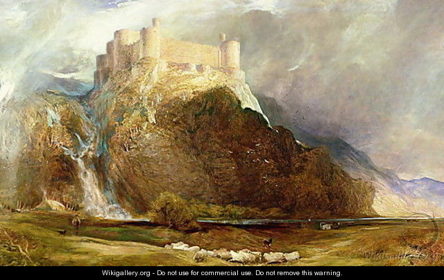 Harlech Castle: Four Square to all the winds that blow - Henry Clarence Whaite