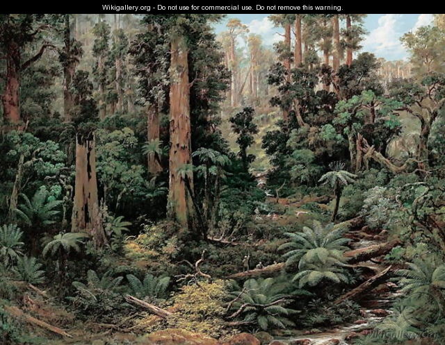 In the Sassafras Valley, Victoria, 1875 - Isaac Whitehead