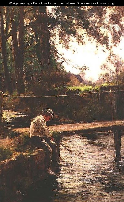 The Young Angler - John White
