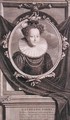 Portrait of Catherine Parr (1512-48) engraved by Vermeulen - Adriaen Van Der Werff