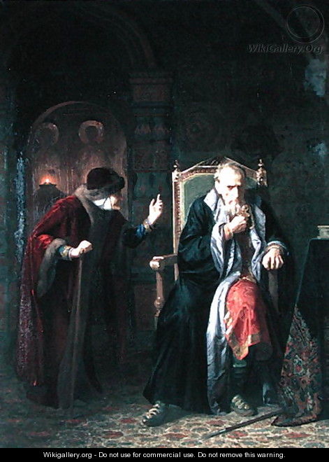 Tsar Ivan IV (1530-84) the Terrible and his Wet Nurse, 1886 - Karl Gottlieb Wenig